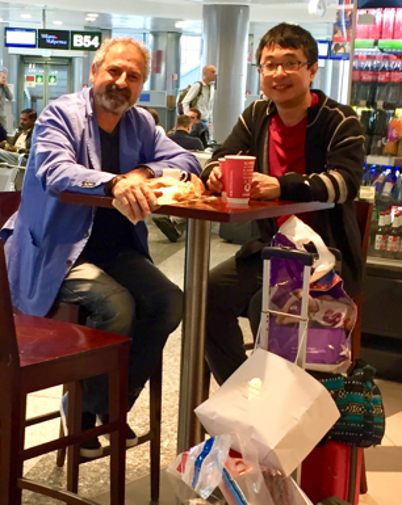 Dr. Simon Wong travelling with Enrico