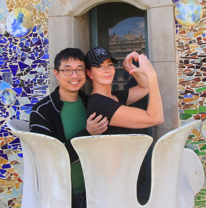 Dr. Simon Wong with his wife Jeannie