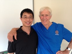 Dr. Simon Wong with Prof. John Mew